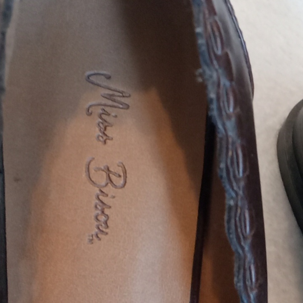 New Miss Bison wedge heel shoes - Picture 3 of 6